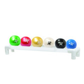 Cando Wate Ball 6-Piece Set with 1-Tier Rack