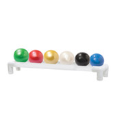 TheraBand Soft Weights™ ball - 6-piece set with 1-tier rack