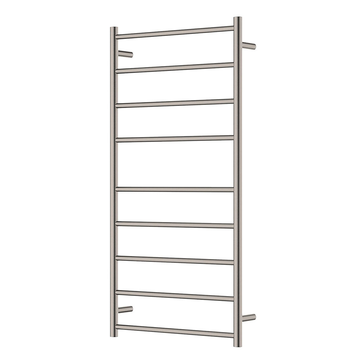 Fienza Isabella Heated Towel Rail Brushed Nickel 9 Bars 600 x 1200 x 122mm