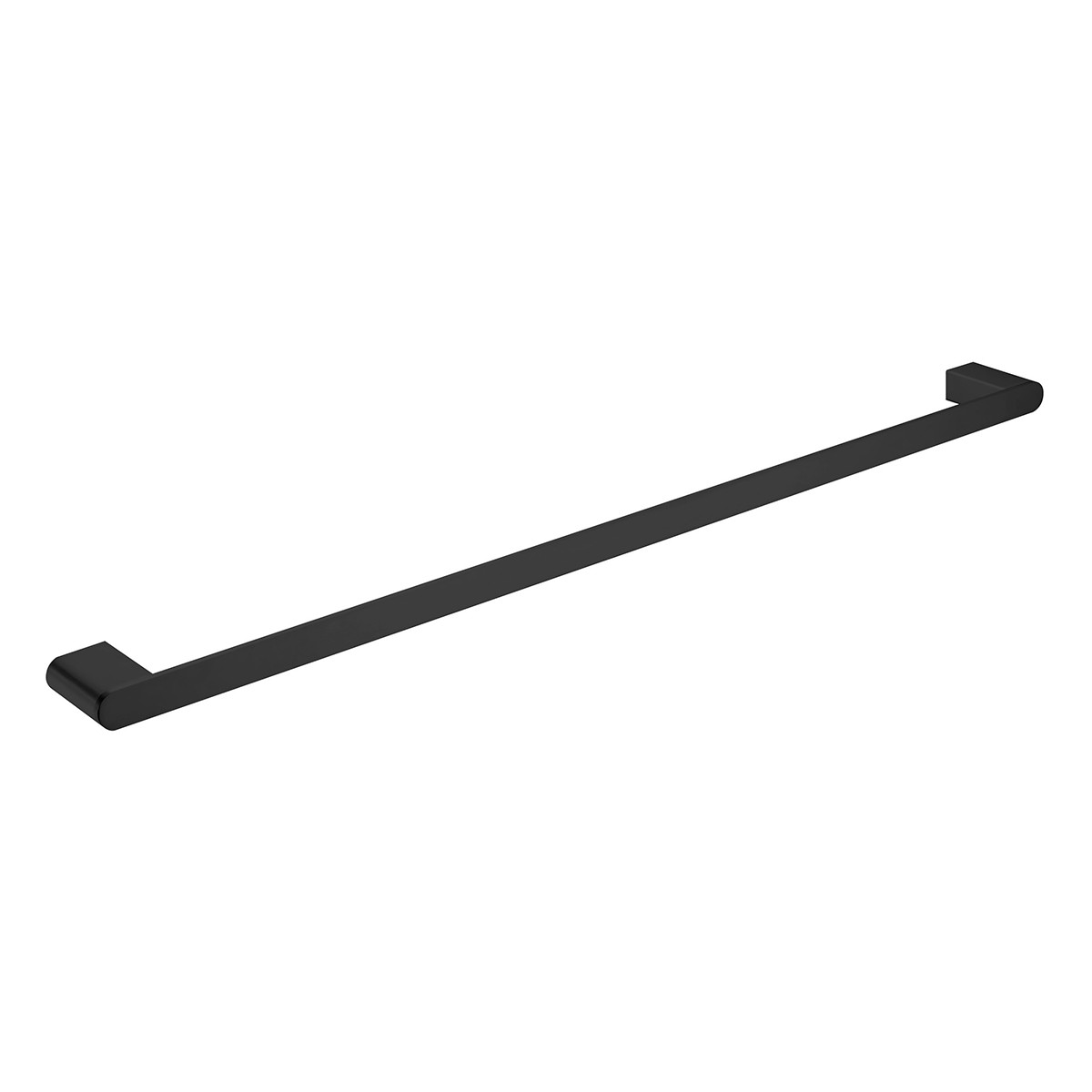 Single Towel Rail 800mm-Matte Black 
