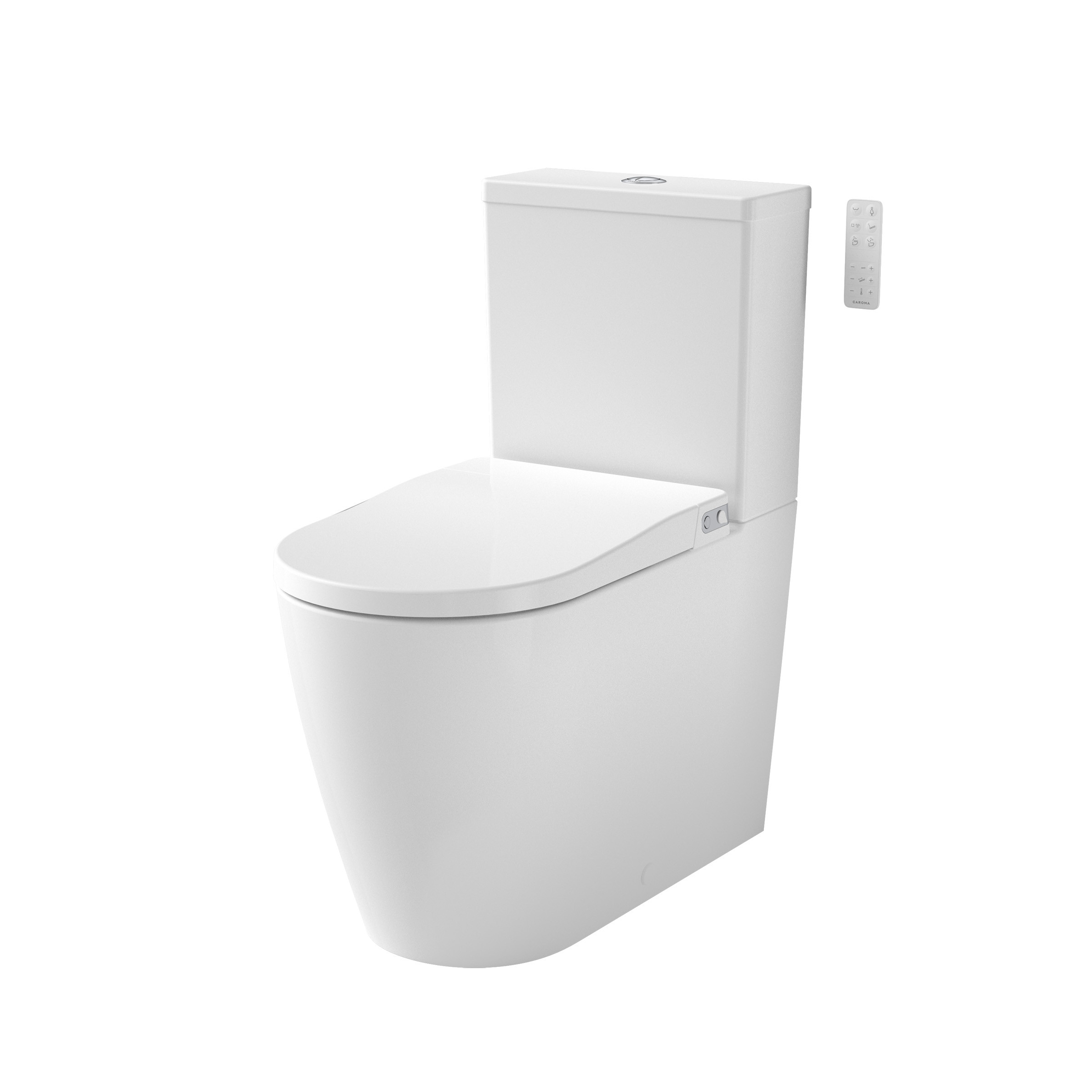 Caroma Urbane II Bidet Cleanflush Wall Faced Close Coupled Back Entry