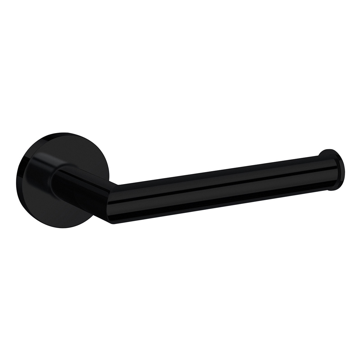 Raymor Boston II Toilet Roll Holder Black in Matte Black