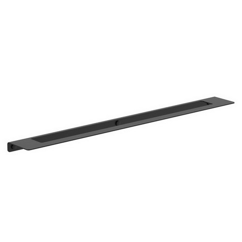 Square Single Towel Rail 600mm Matte Black [156490]