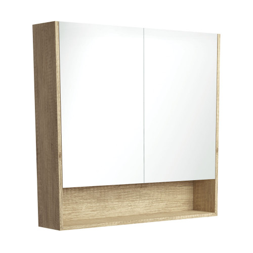 Mirror Cabinet w/Undershelf 900mm Scandi Oak [166680]