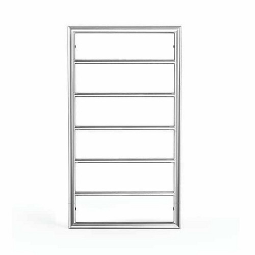 Thermogroup Jeeves Spartan Box Heated Towel Ladder 90W 5 Bar 520 x 930mm Polished Stainless Steel [167873]