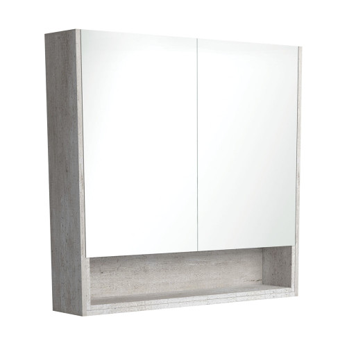 Uni Mirror Cabinet w/Undershelf 900mm Industrial [169165]