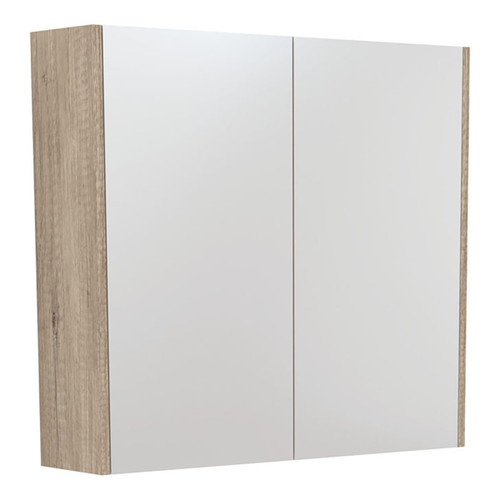 Mirror Cabinet w/Side Panels 750mm Scandi Oak [169160]