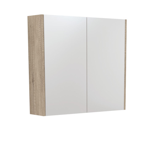 Mirror Cabinet w/Side Panels 750mm Scandi Oak [169160]