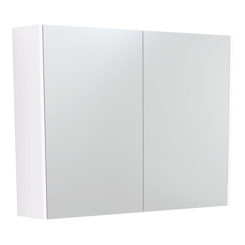 Mirror Cabinet w/Side Panels 900mm Gloss White [169162]