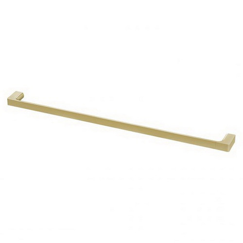 Gloss Towel Rail Single 800mm Brushed Gold [181051]