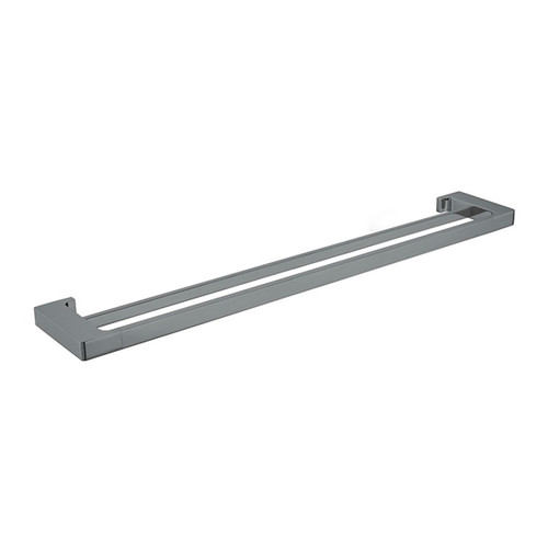 Pearl Towel Rail Double 800mm Gunmetal [181319]