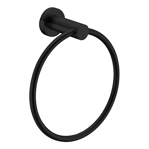 Mecca Towel Ring Matte Black [194768]