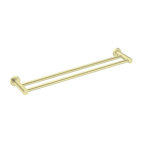 Mecca Towel Rail Double 600mm Brushed Gold [194776]