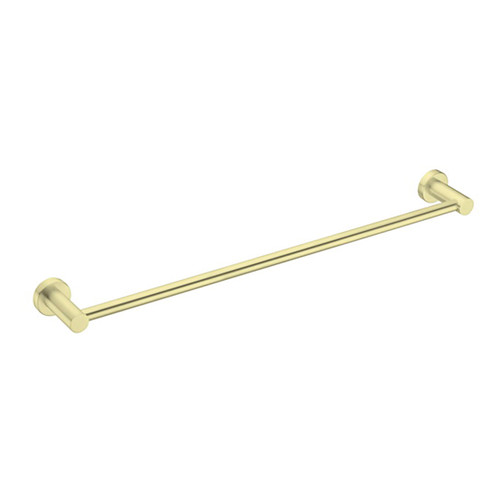 Mecca Towel Rail Single 600mm Brushed Gold [194781]