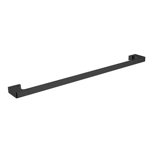 Pearl Towel Rail Single 800mm Matte Black [194835]
