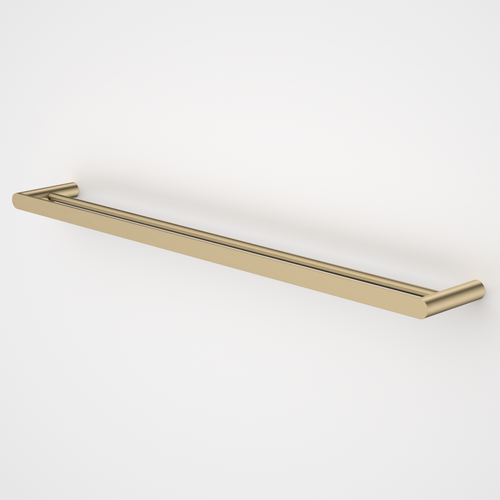 Urbane II Double Towel Rail 825mm PVD Brushed Brass [196099]