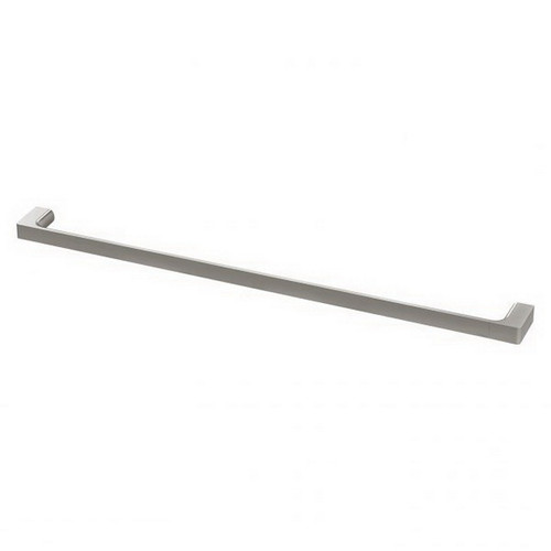 Gloss Towel Rail Single 800mm Brushed Nickel [199283]