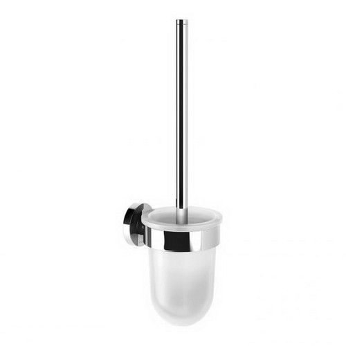 Radii Round Toilet Brush & Holder Chrome [199309]