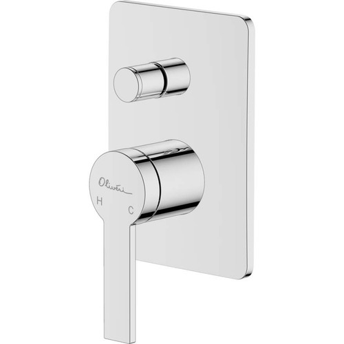 Barcelona Chrome Wall Mixer w/Diverter Chrome [159627]