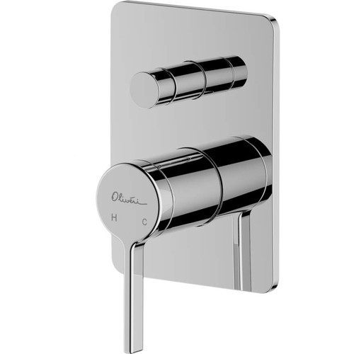 Stockholm Wall Mixer w/Diverter Chrome [159671]