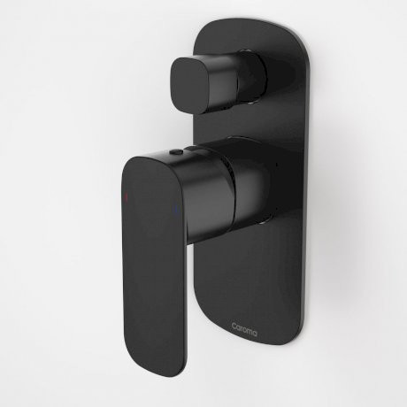 Contura Bath/Shower Mixer With Diverter - Black [166894]