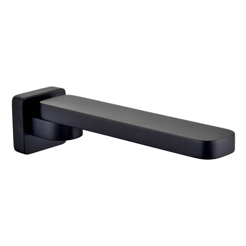 Sigma Bath Wall Swivel Spout 220mm Black [167792]