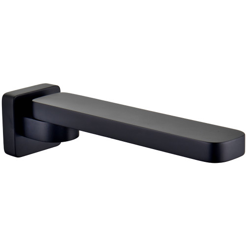 Sigma Bath Wall Swivel Spout 220mm Black [167792]