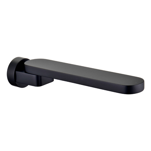 Raven Bath Wall Swivel Spout 220mm Black [167790]