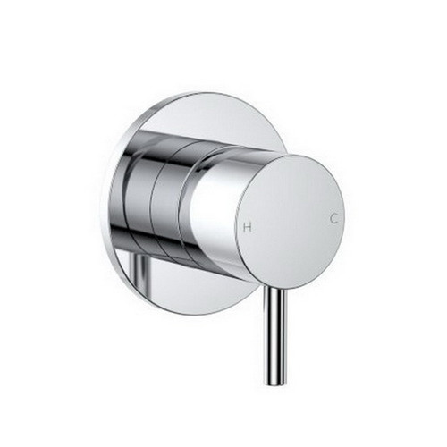 Round In Wall Bath/Shower Mixer Body Chrome [156374]