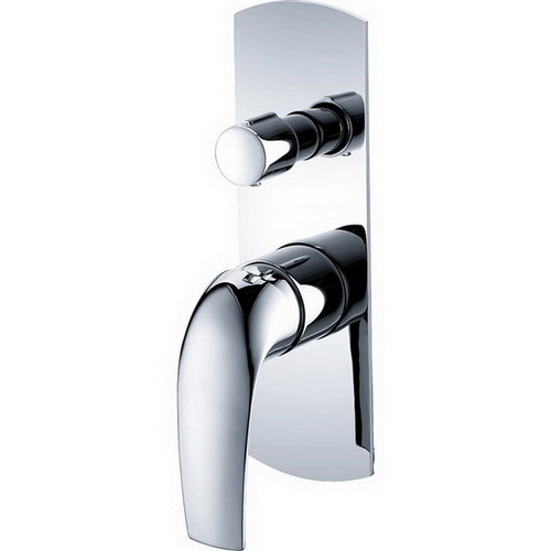 Keeto Wall Bath / Shower Mixer with Diverter Chrome [158225]