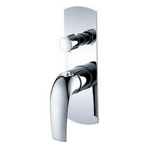 Keeto Wall Bath / Shower Mixer with Diverter Chrome [158225]