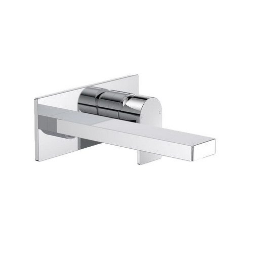 Round Square Wall Bath / Basin Mixer 180mm Chrome [165151]