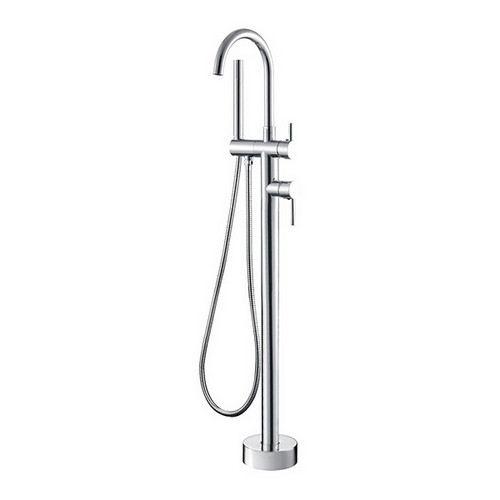 Isabella Floor Mount Bath Filler w/Shower Chrome 3Star [165526]