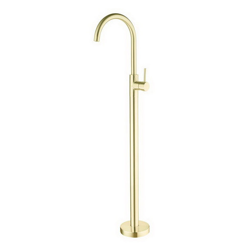 Dolce Bath Mixer Floormount Free Standing Brushed Gold [195188]