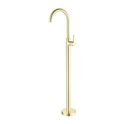 Dolce Bath Mixer Floormount Free Standing Brushed Gold [195188]