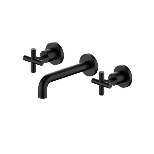 X Plus Wall Basin Set 180mm Matte Black [195205]