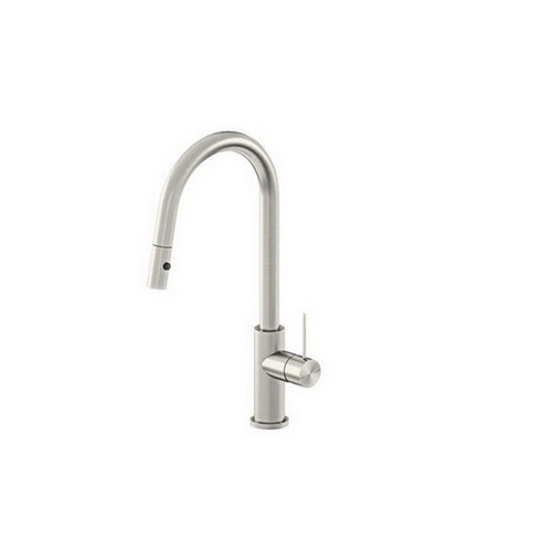 Mecca Sink Mixer with Pull-Out Vegie Spray 6Star Brushed Nickel [194743]