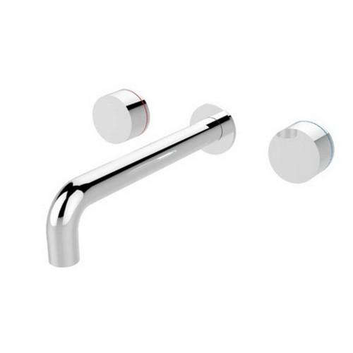 Kara Wall Basin Set 180mm Spout 5Star Chrome [194849]