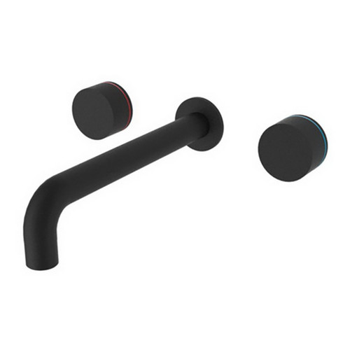 Kara Wall Basin Set 217.5mm Matte Black 5Star [194853]