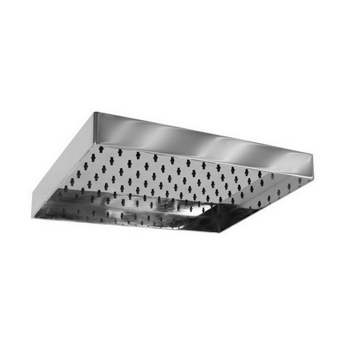 Martini Square Shower Rose W/Shroud 306mm Chrome [155132]