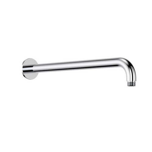 Right Angled Round Wall Shower Arm 400mm Chrome [156394]