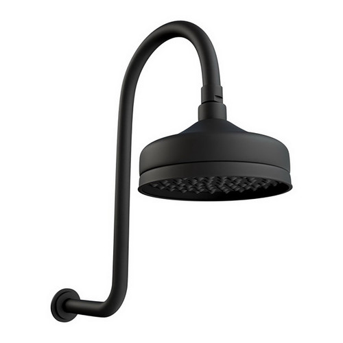 Lillian Wall Arm Shower Set 438mm Matte Black 3Star [169206]
