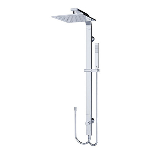 Modern Square Rain Twin Shower (Double Hose) 3Star Chrome [195088]