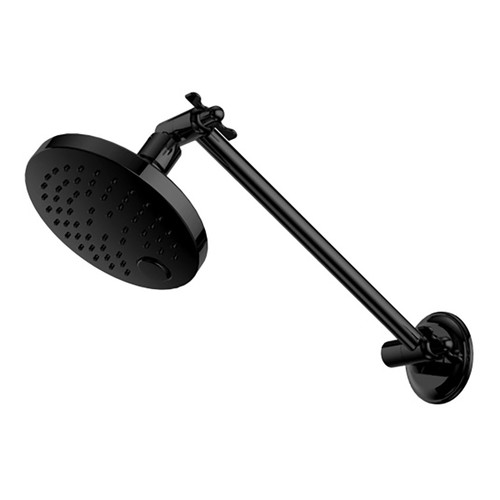 X Plus All Directional Shower Head 120mm 4Star Matte Black [195208]