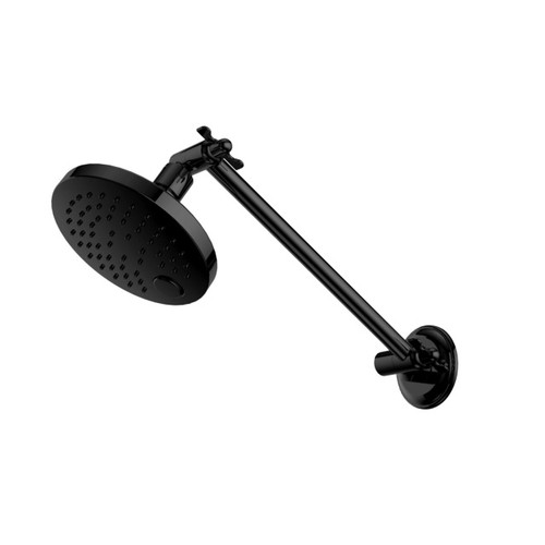 X Plus All Directional Shower Head 120mm 4Star Matte Black [195208]