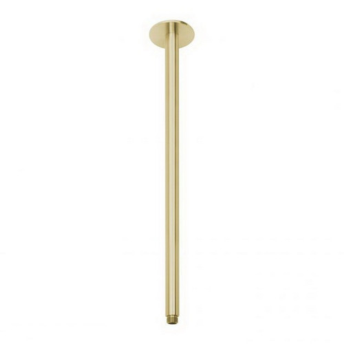 Vivid Ceiling Shower Arm Round 450mm Brushed Gold [199216]