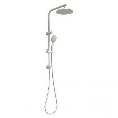 Vivid Slimline Twin Shower 5Star Brushed Nickel [199018]
