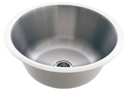 Classic Round Sink Single Inset Circo 36L Stainless Steel [071060]