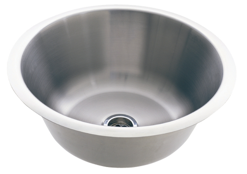 Classic Round Sink Single Inset Circo 36L Stainless Steel [071060]