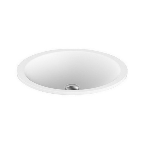 Sincerity Inset Vanity Basin 495mm x 365mm x 125mm Matte White [127543]